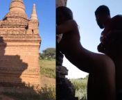 Self-described Italian couple (both 23) in Myanmar record and post a 12-minute pornographic video shot in Bagan, the country’s best-known tourist spot and UNESCO heritage site featuring thousands of revered Buddhist pagodas from myanmar á€žá€‡á€„á€º á€¡á€•á€¼á€¬á€€á€¬á€¸