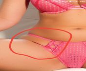So what is this called how panties or any similar clothing (bras, stokings, etc) form around the body and leave this sort indent while girls are wearing them? from sweetyfox stokings