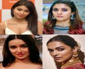 Choose any 2 for the threesome. One will suck your corn and help the other fuck ( Shriya-Nayanthara-Shraddha-Deepika) from next»» indian locel girl sexindia xxx0 videol actors nayanthara sex video