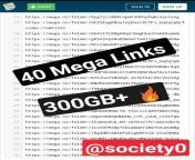 ? 40 Mega Links Onlyfans collection ??https://pastelink.net/1uan0 ???Mega Links 300GB+? from hyswxd