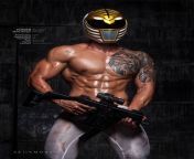 White Ranger cosplay (Mighty Morphin Power Rangers) from power rangers dubbed