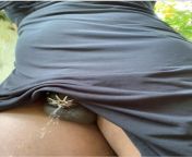 Sissy Peeing in Chastity Outdoors ?? from 100 aunty peeing outdoors