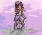 [M4F] Eren and mikasa are on a mission together and suddenly mikasa has to take a Shit while beeing with eren. from eren x mikasa xxx