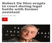 BREAKING NEWS: Robert DeNiro - Gay and not Italian from robert deniro