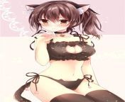 Your fatger was a crime lord i had borrowed alot of money from but wasent able to pay back he decided not to kill me but instad changed me and made me a cat girl before takimg me over to you with a note that said happpy bithday and that i was your gift (R from kill me baby hentai