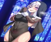 [Sissy4A] I had been spending some time abroad when I disrespect a cathedral with some drunken mishaps. As punishment I had to become a nun for &#39;relief&#39; of tourists from drunken force