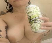 Spent the (very chilly) evening walking around town, and now warming my fingers and toes in a very hot shower, with this immaculate Lime Cucumber Gose, by Urban South. For real, it&#39;s ::chef&#39;s kiss:: from anuska setty very hot kiss