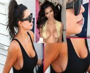 Kim Kardashian Boobs Without Tape from kim kardashian boobs show