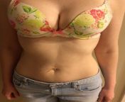 ? Do you like the jeans and bra look? Getting dressed for jeans day during spirit week ? from jeans pant and bra removing while