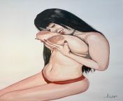 Hitomi Tanaka by Artist Jimmy Adams aka MelonsandCurves from hitomi tanaka old man sex filim