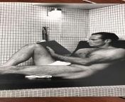 Charlton Heston, in a steam room, circa 1959. from gabriella charlton hot boobs 🔞💦