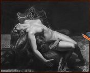 FINISHED! My study for The Death of Dido charcoal on paper, 18 x 24 2021 from x prime 2021 suhagrat