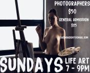 Life drawing and nude photography sessions? from van drawing new nude cock
