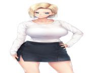 Android 18 sexy clothes [dragon ball z] from dragon ball z sexy