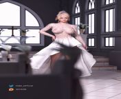 Lunafreya See Through White Dress (TB25) [Final Fantasy] from jess hunt see through 038 sexy 20