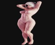 Nude 2B model from nude liliana model pussy