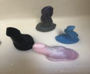 Family bath time! Cameo from my partners Demon Dick from family bath video