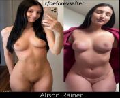 Alison Rainer weight gain from alison rainer