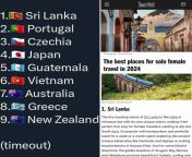 Sri Lanka Stands as the top best destination for Solo Female Travelers in 2024 from sri lanka brinjel
