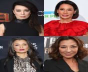 Would You Rather Have A Threesome With **(Ming-Na Wen &amp; Lucy Liu)** or **(Kelly Hu &amp; Michelle Yeoh)** from michelle yeoh bugil fake
