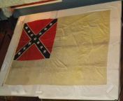 The flag that was draped over the coffin of Stonewall Jackson while he laid in state in Richmond, Virginia on May 12th, 1863. from girls in richmond virginia
