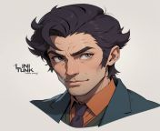 While prompting up a Tonks. I tried using the name &#39;Professor Nymphadora &#39;Tonks&#39; Lupin&#39; and got this kinda faerie-looking Lupin III. from skinsuit lupin iii by