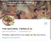 The natural twins (Sysak twins) from the roska twins