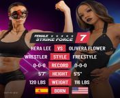? Round 1 Bout 14: Hera Lee (0-0) vs. Olivera Flower (0-0) ?? from ameli olivera