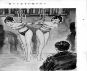 artistic drawing for a Japanese magazine from the 60&#39;s with two half-naked and hanging women from zee telugu serial chandana actress naked sexindian hydarabad women xxxvinodha aunty nudekannada actress radhika pandit sex