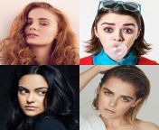 One is your Prom Date. One is the girl your Prom Date goes home with. One is the girl who dances with you at the Prom instead. One is the girl you go home with. (Sophie Turner, Maisie Williams, Camila Mendes, Kiernan Shipka) from holi at nakedkatrina kaif kiswww xvido comkokrajhar bodo girl ki xxxxxil actre