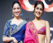 Sadakchap sluts Tamannaah and rashi khanna wearing sarees in an event, thinking we&#39;ll forget about their music video. No matter how Sanskari they act, we all know they are industry cumdumps and fan favourite fap material from မိုးယုစံ sex video new xxx comlegiatewinkle khanna pic