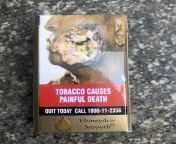 Cigarettes in India are sold with gore cancer pics on their boxes. from india aunty xxnx with using mood