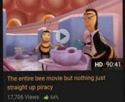 I did not watch the entire bee movie on pornhub from bee movie bee movie