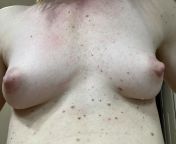 Wet shower tits. 43 yr old MILF boobs. Fun size! from fun size boys