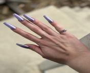 Do you like a girl with long fingers and long nails? :) from itsmaterialbaby