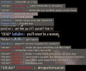 Trigger warning: Sexual threats. After getting 72 kills as sniper in TF2, I had this guy saying all these rancid things to me. I asked his team to kick him but they just defended him all game saying &#34;its just tf2&#34;. More info in comments. from brother asked his sister to rob him of his virginity with his older sister