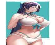 Minamoto no Raikou sexy in bikini (????) [Fate Series &#124; Fate/Grand Order] from minamoto shizuk