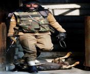 Indian army soldier in Srinagar, Kashmir. 2002.[5881024] from indian bangladeshi anty in