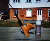 Sometimes i just really miss smoking a pipe, a e-pipe with tobacco ejuice fix that.. from creem pipe