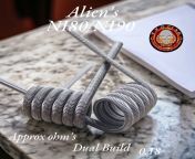 Alien&#39;s from The Kilted Devils Coils high quality hand crafted coils made from the finest quality wire fancy trying some head over to www.tkd-accessories.com #TKDcoils #TKDClanmember #TKDvapinggroup #TKDcoilsrespect #TKDcommunity from www kanada xxnx tolit comianhd quality
