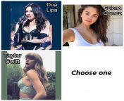 Dua Lipa vs Selena Gomez vs Taylor swift from selena gomez nude homemade pics 32