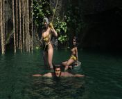 Savage Land X-men Trio. Rogue, X-23, Wolverine, in Daz3d from www sexo comm chat land choot men dali pg