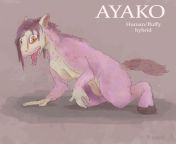 Ayako the hybrid (art by Rescue_9) from ayako kano