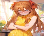looking for porn of asuka. the photo I&#39;m looking for looks very similar to this style. very cutesy and flustered characters. this one is an AI but I&#39;m looking for the artist who has this similar style. from sunnylione porn ceir sex big photo