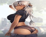 Musashi shows her naughty side [Kancolle](skchkko) from latin tranny shows her big biceps part 2 jawan t