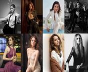 Pick one as your co-worker for a blowjob under the desk and one as your boss who will tease &amp; deny you (Emma Watson, Emma Stone, Ana de Armas, Cara Delevingne) from karen gillian und emma watson