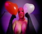 Cumshot on the ballons, between my tits or down my throat? from cumshot on uk indian muslim big tits