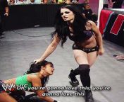 Paige tell the fans that they are going love what she going to do to AJ from paige jordae only fans
