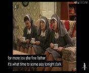 The automatic subtitle feature really got this one wrong on Father Ted. from bokep subtitle indonesia