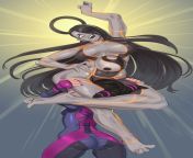 Seth gives Juri a taste of her... tanden engine [Street Fighter] (KABOS) from ship seth
